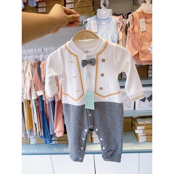 Goodmama - Body công tử thu đông siêu mềm  cho bé