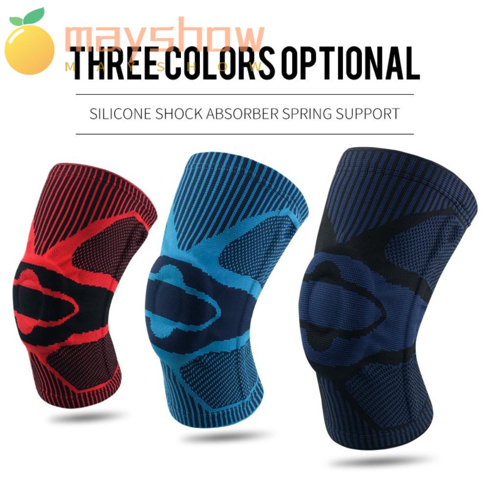 MAYSHOW Đệm Bảo Vệ Đầu Gối Chuyên Nghiệp Bằng Silica Gel Co Giãn Chống Va Chạm