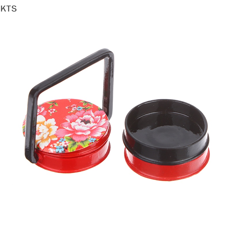 Mô Hình Rổ Kim Loại Đựng Thức Ăn Tỉ Lệ 1: 12 Trang Trí Nhà Búp Bê