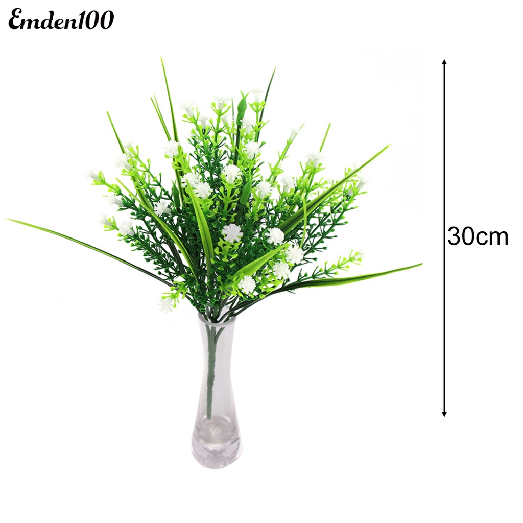 [EMDEN] Bó Hoa Nhân Tạo 5 Nhánh Lâu Trôi Bằng Nhựa Thân Thiện Với Môi Trường Chống Thấm Nước Mô Phỏng Emsbre