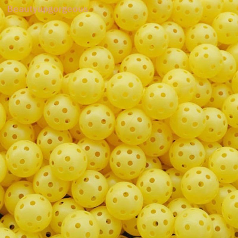 Bộ 10 Quả Bóng Golf Trong Nhà Có Lỗ Tiện Dụng