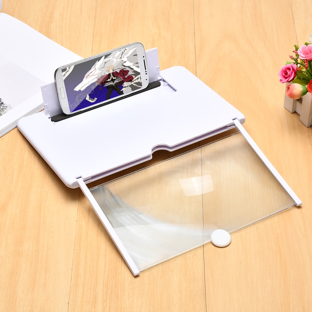 Mobile Bộ Khuếch Đại Màn Hình Điện Thoại 3d HD Có Giá Đỡ Để Bàn