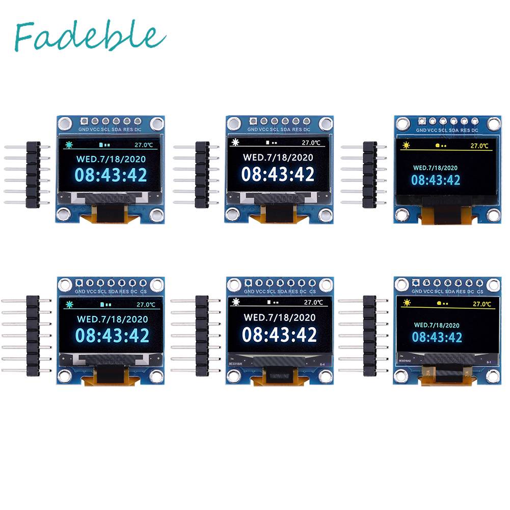 Mô Đun HiểN Thị LCD 0.96 Inch 6 / 7 Pin SSD1315 Chuyên DụNg