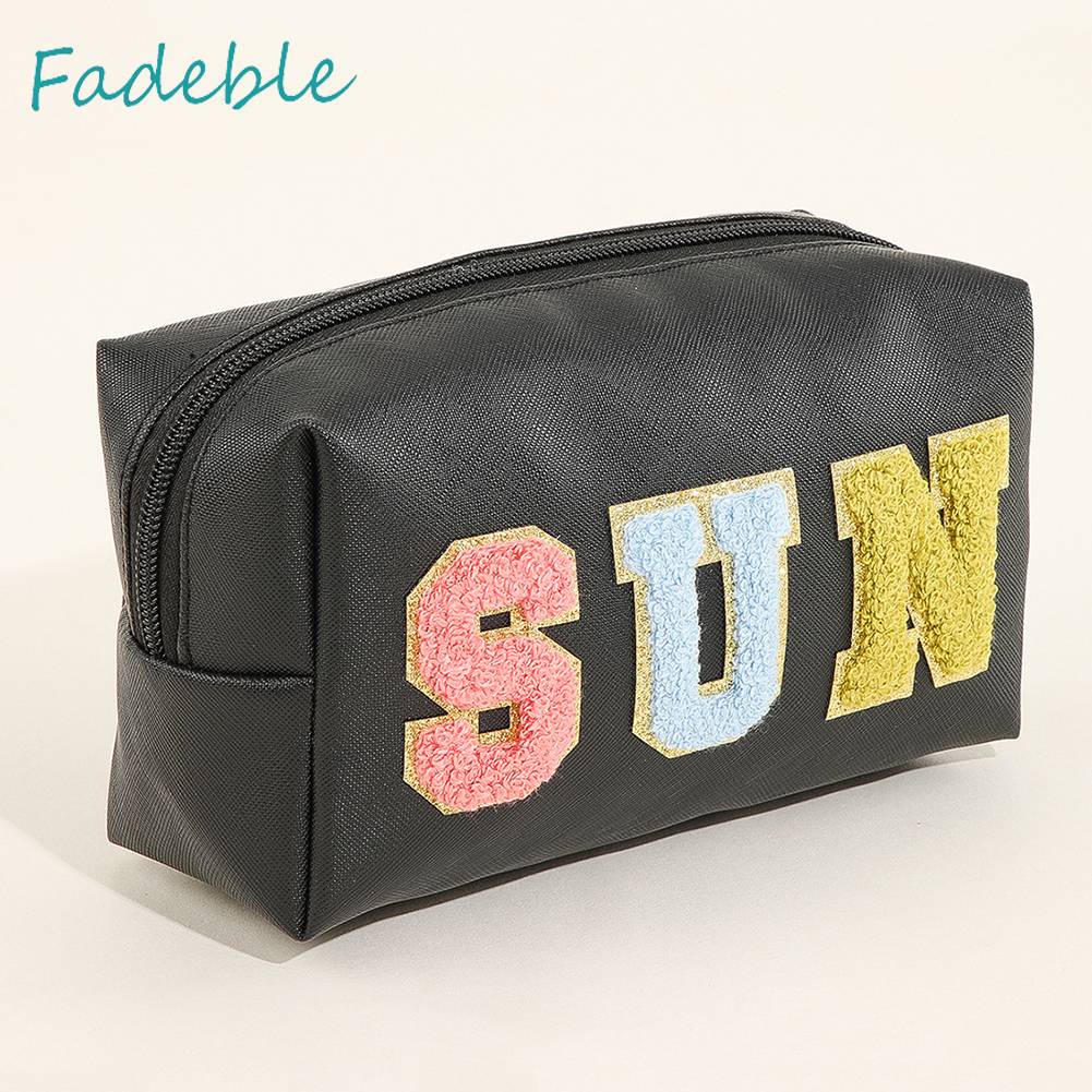 Túi Đựng Mỹ Phẩm Da PU Sức Chứa Lớn Tiện Dụng Cho Nữ