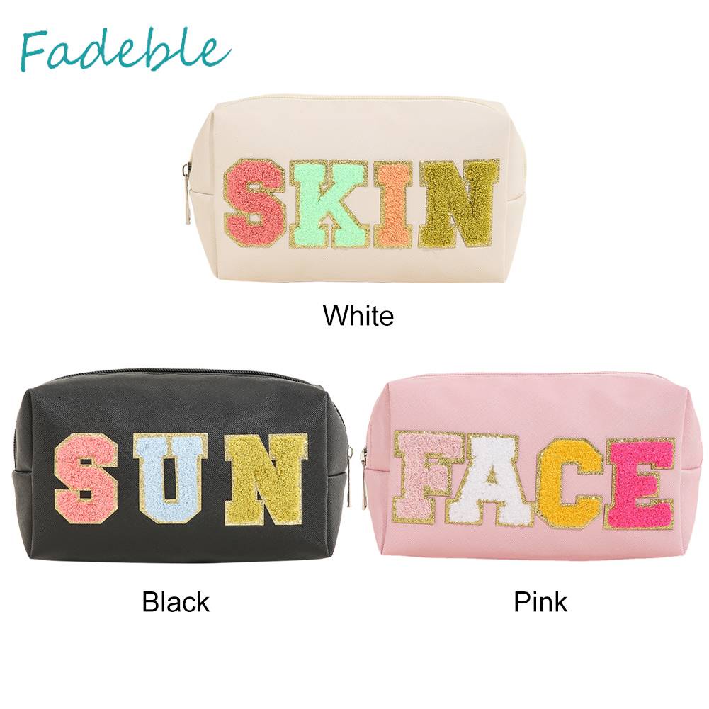 Túi Đựng Mỹ Phẩm Da PU Sức Chứa Lớn Tiện Dụng Cho Nữ