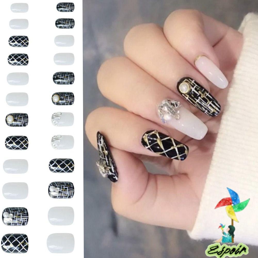 ESPO Bộ 24 Móng Tay Giả Có Thể Tháo Rời