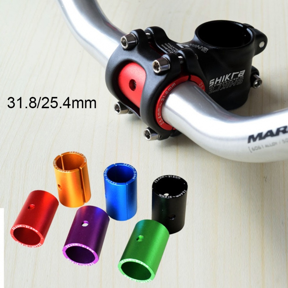 Phụ Kiện Nối Tay Lái Xe Đạp Màu Đen 25.4mm Sang 31.8mm