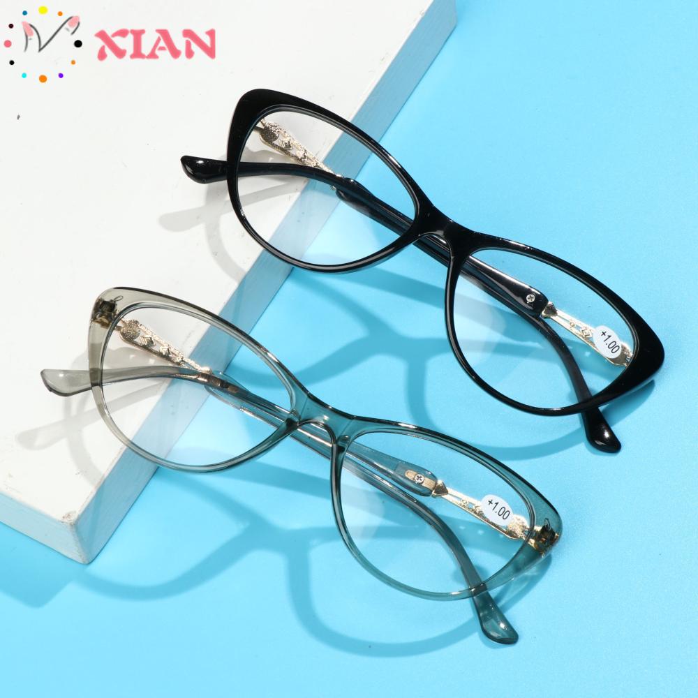 XIANTIN Kính Đọc Sách Thời Trang Màu Trong Suốt + 1.0 ~ + 4.0