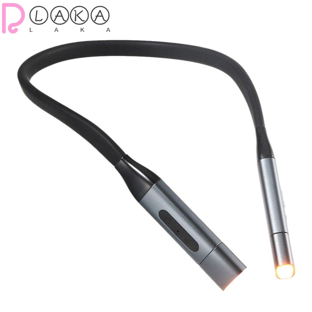 LAKAMIER Đèn Đọc Sách Đeo Cổ 3 Màu Siêu Sáng Tiện Dụng Mang Theo Cắm Trại