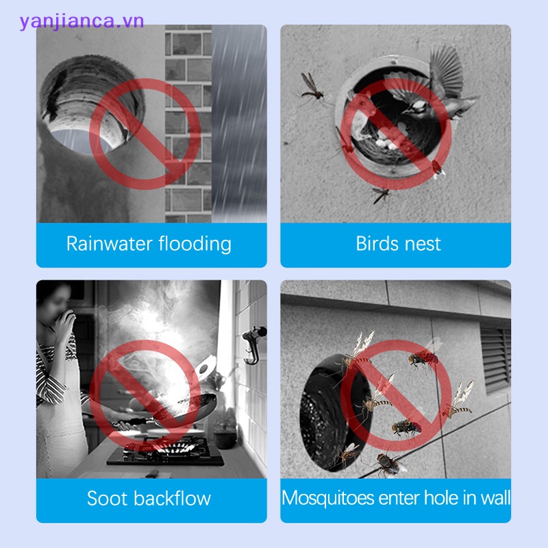 Nắp Đậy Lỗ Thông Gió Bằng Thép Không Gỉ Hình Tròn Cho Hệ Thống HVAC