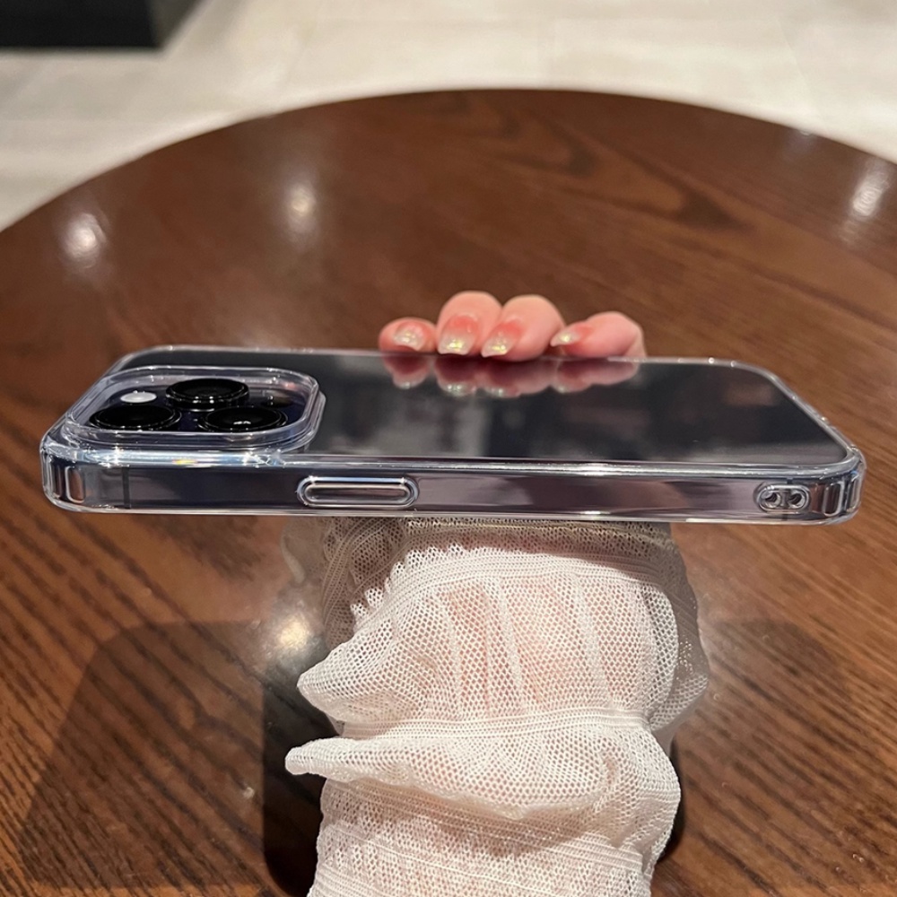 Ốp Điện Thoại TPU Mềm Trong Suốt Chống Sốc Chống Bụi Cho IPhone 14 13 12 11 Pro Max X XR 8 7 Plus