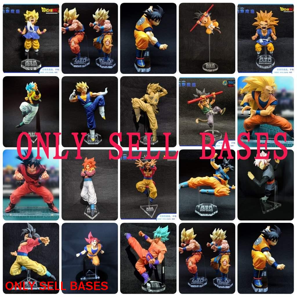 Transparent acrylic platform for Dragon Ball FES GOKU VEGITO GOGETA FIGURE