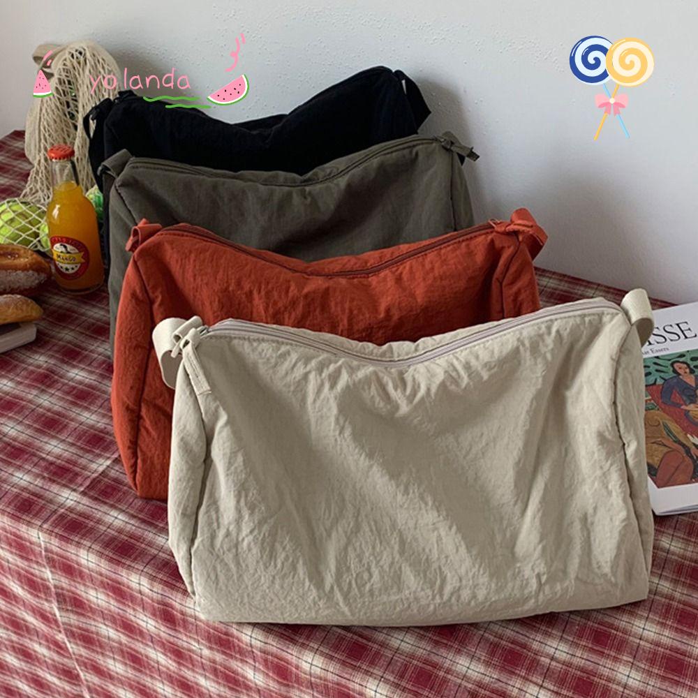 YOLA Túi Xách Đeo Chéo Vải Nilon Mềm Cỡ Lớn Thời Trang Cho Nữ