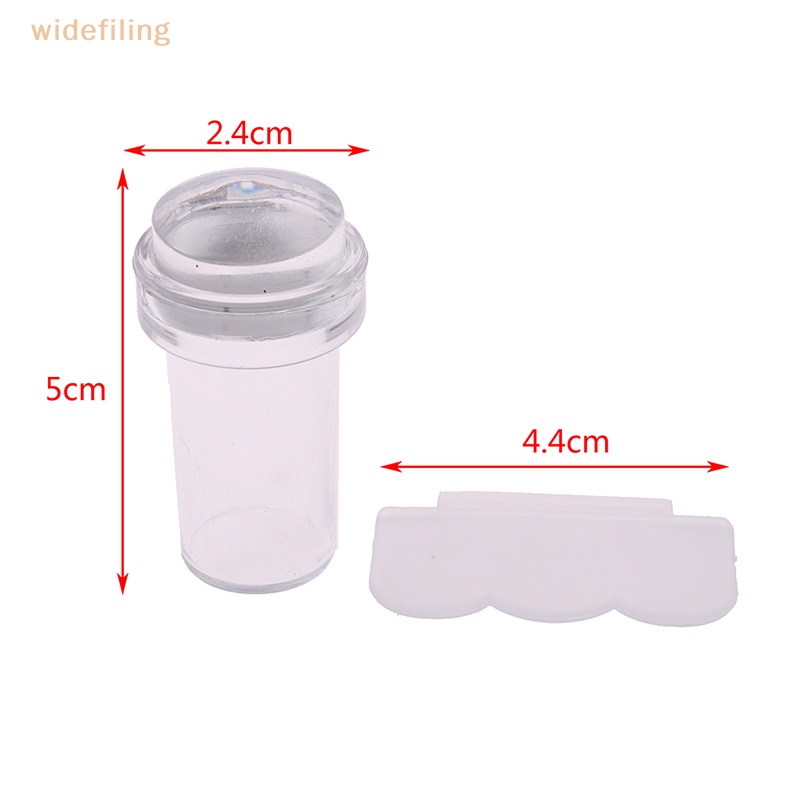 Bộ Dụng Cụ In Hình Móng Tay Nghệ Thuật Bằng Silicone Trong Suốt