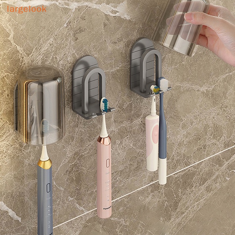 Giá Đỡ Bàn Chải Đánh Răng / Cốc Đánh Răng Bằng Hợp Kim Nhôm Trong Suốt Gắn Tường Không Cần Đục Lỗ Tiện