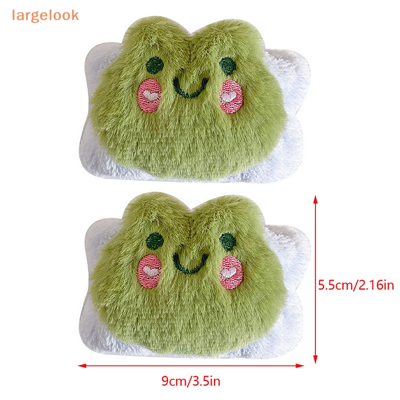 Bộ 2 Khăn Lau Mặt / Cổ Tay Bằng Sợi Micro Chống Thấm Nước / Bụi Bẩn Họa Tiết Hoạt Hình Dễ Thương Tiện Dụng