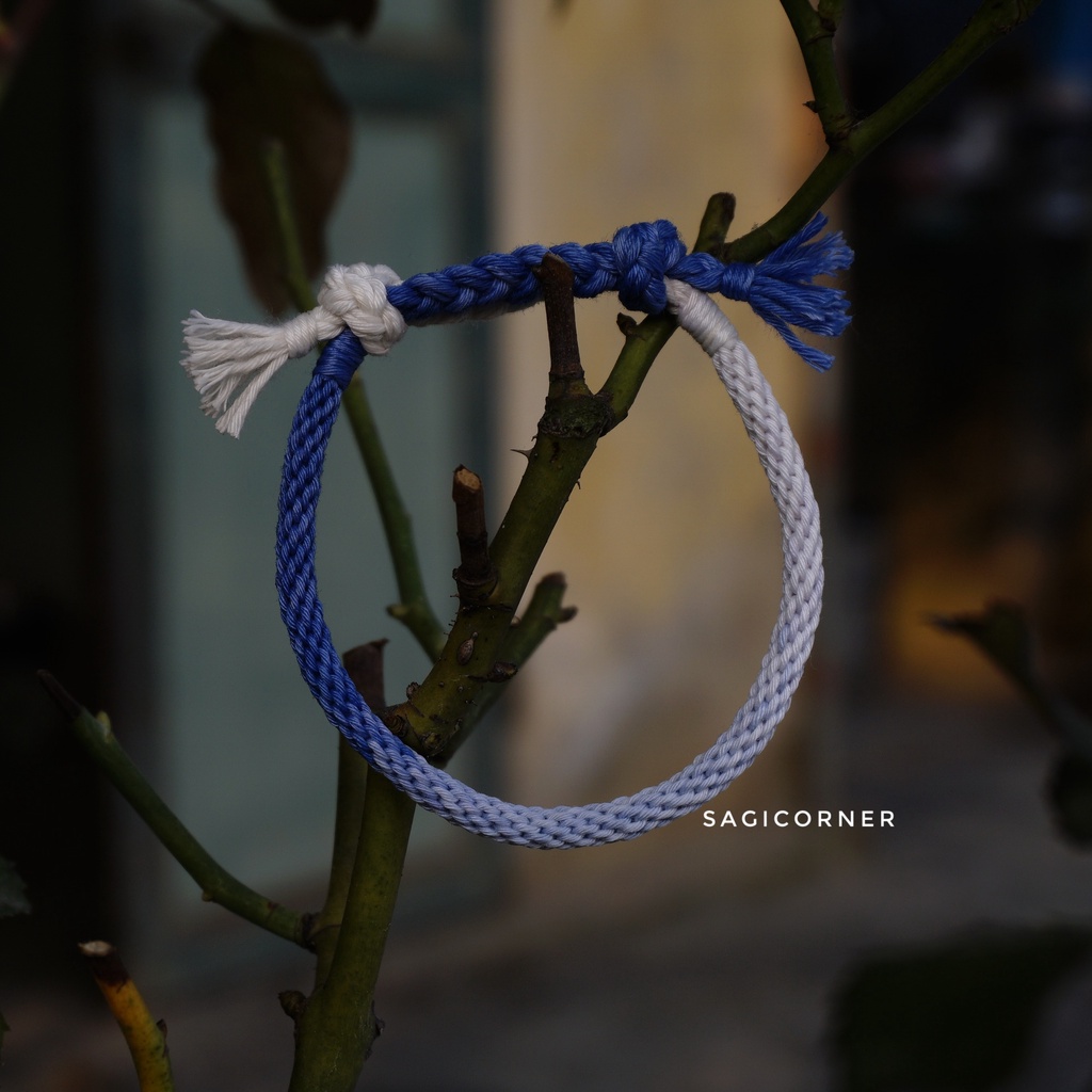 Part 1 - Vòng kumihimo màu ombre handmade