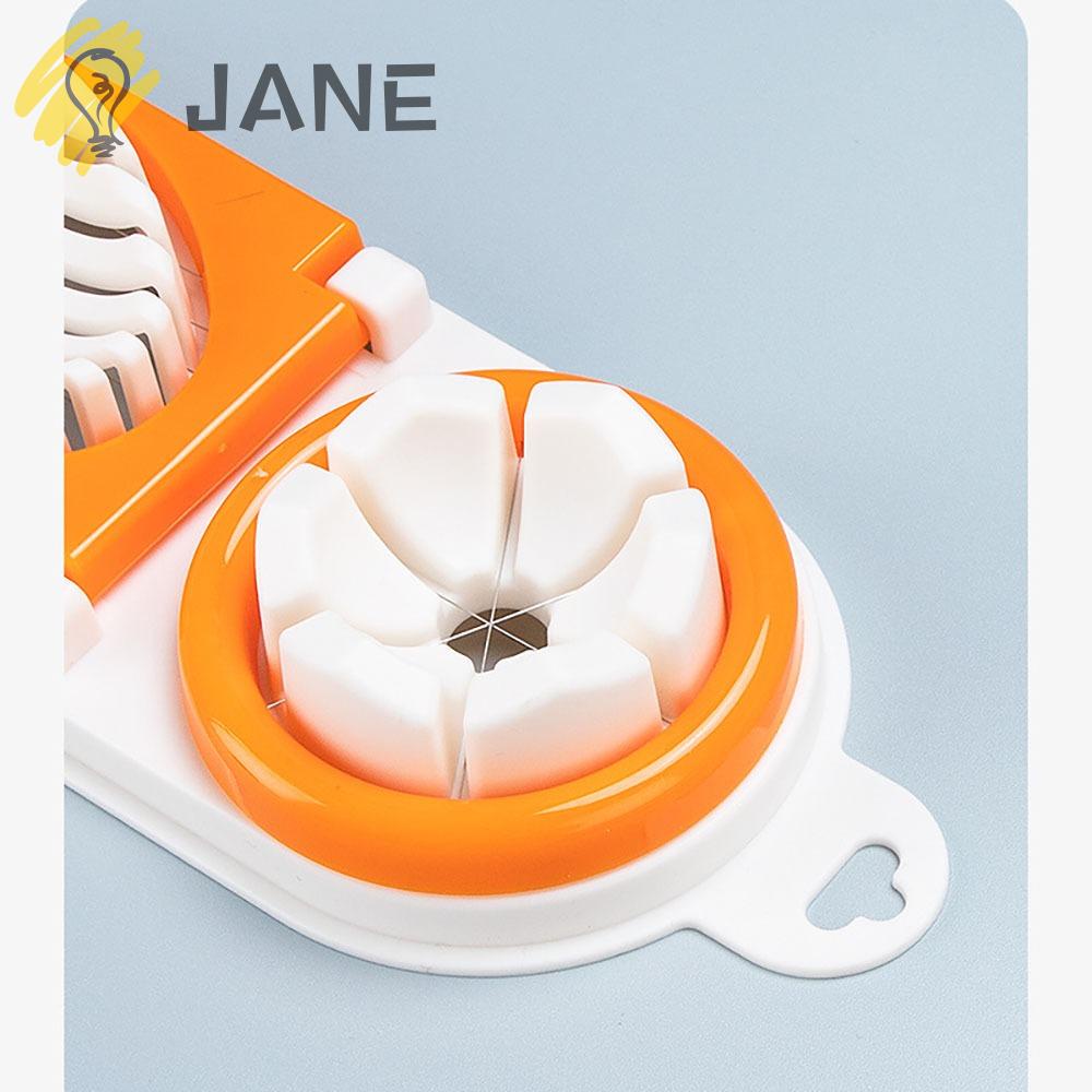 JANE Dụng Cụ Cắt Trứng Đa Năng Bằng Thép Không Gỉ 304 Thiết Kế Mới Tiện Lợi Dễ Sử Dụng