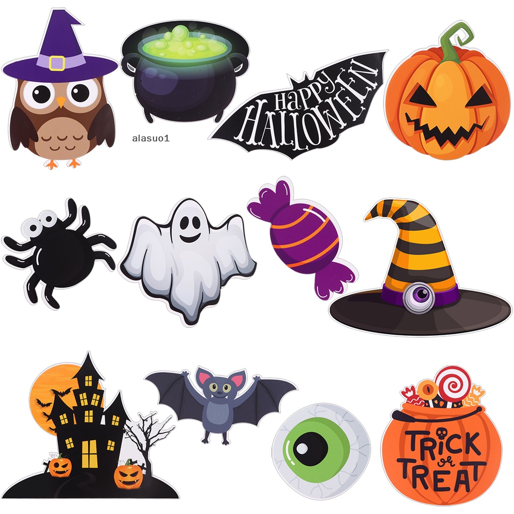 Set 60 Miếng Dán Trang Trí Halloween Độc Đáo