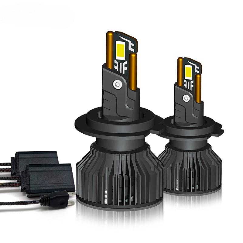 Set 2 Đèn Pha led 30000LM H7 H1 H3 120w H11 H4 9006 HB4 9005 HB3 Chuyên Dụng Cho Xe Hơi