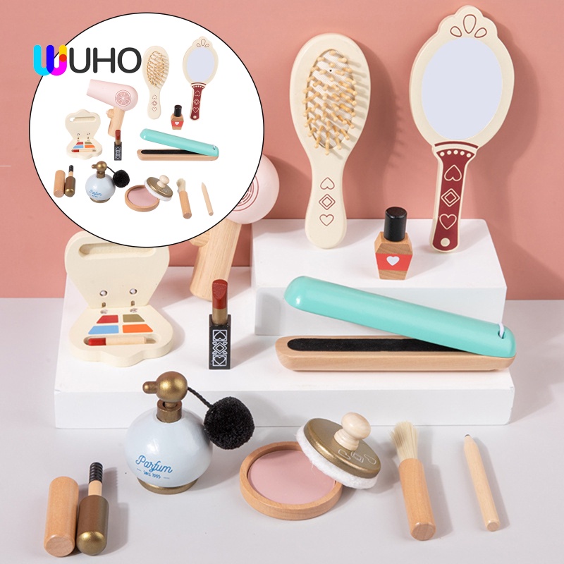 Bộ 12 Món Đồ Chơi Trang Điểm Gương Xinh Xắn Cho Bé 3 Tuổi