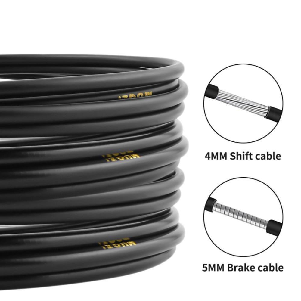 BARRY Dây Phanh Xe Đạp Màu Đen Chống Lạnh Chịu Nhiệt Thay Đổi Tốc Độ