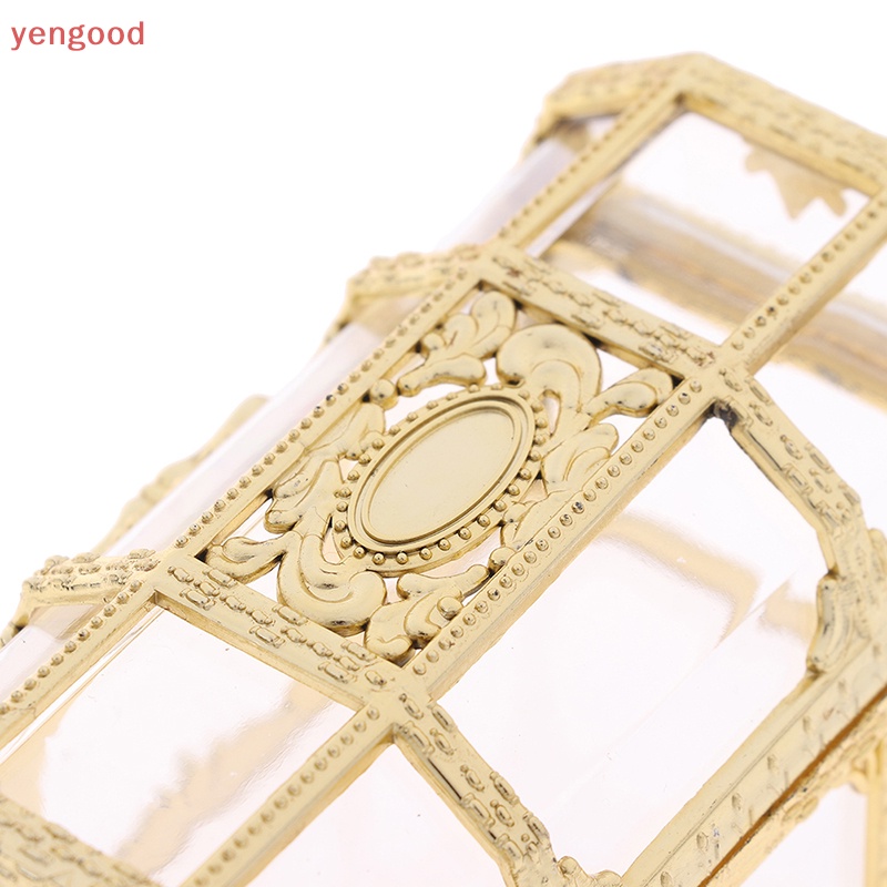 1 Hộp Đựng Kho Báu Khoét Rỗng Màu Vàng / Bạc