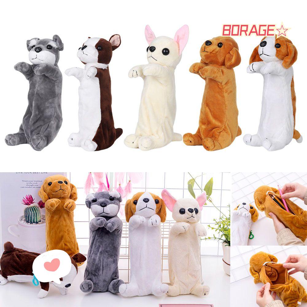 BORAG 1 Túi Đựng Bút Hình Thú Hoạt Hình Đáng Yêu