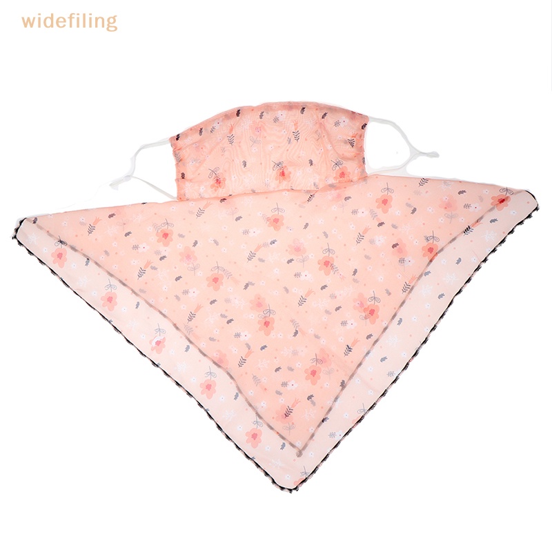Khăn Choàng Cổ Kiêm Khẩu Trang Chống Nắng Bằng Lụa Khẩu Trang Chiffon Che Phủ Mũi / Miệng Chống Tia UV Khi Đi Ra Ngoài