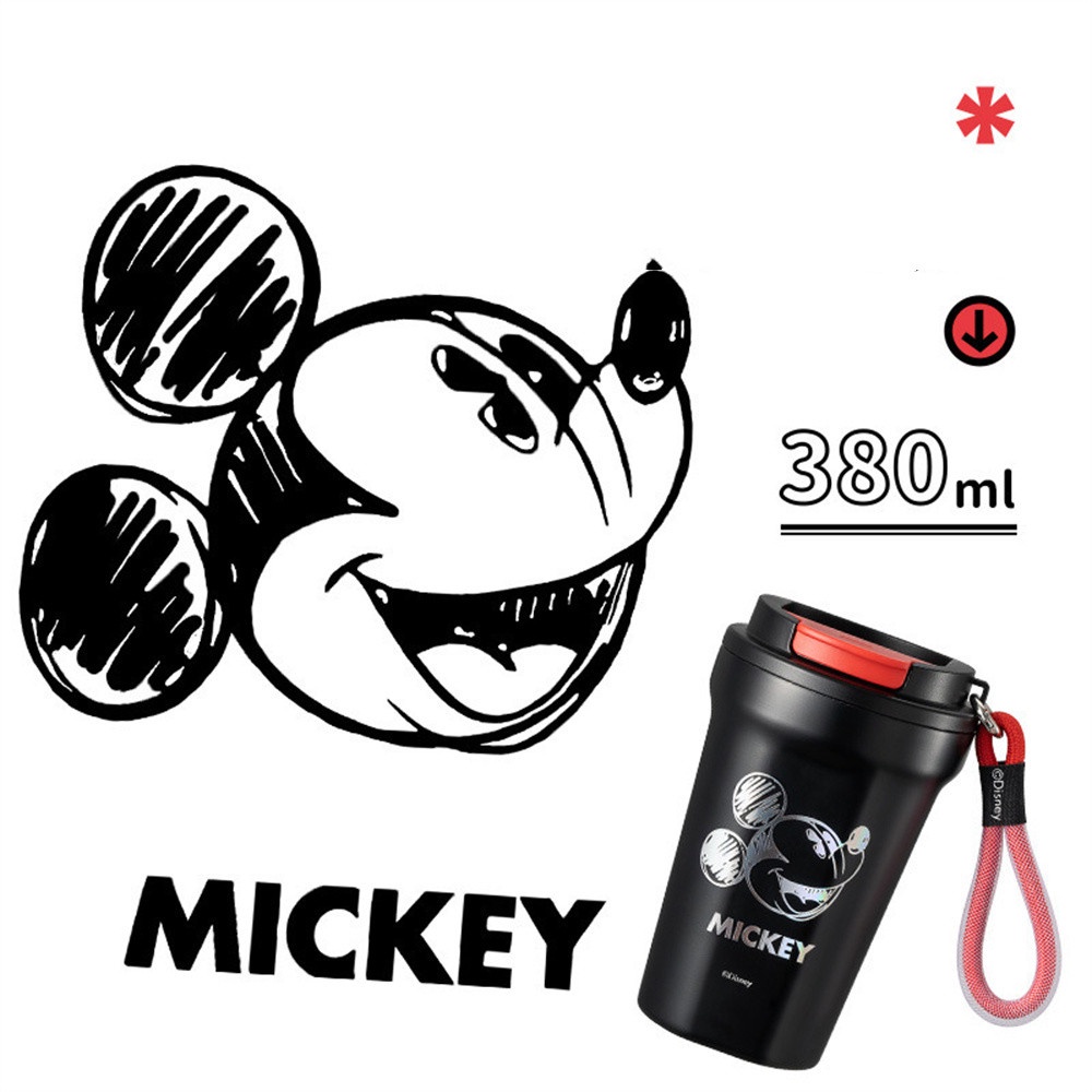 ⚡VẬN CHUYỂN NHANH⚡⚡ 380/450ml Ly Giữ Nhiệt Disney Cốc Cà Phê Dung Tích Lớn Di Động Cốc Cách Nhiệt Bằng Thép Không Gỉ 316 Hình Hoạt Hình Dễ Thương Cốc Nước Vịt Mickey Donald