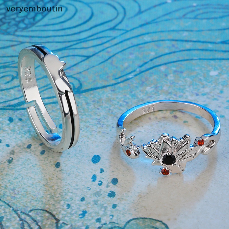 Nhẫn Hóa Trang Nhân Vật Wei Wuxian Lan Wangji Anime Grandmaster of Demonic Cho Cặp Đôi