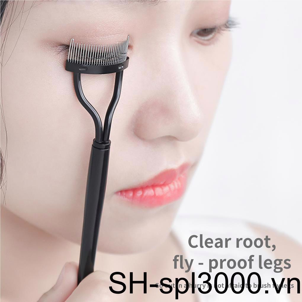 Lược Chải Lông Mi Bằng ABS Và Thép Không Gỉ Chống Rỉ Có Thể Giặt Lại Tiện Dụng