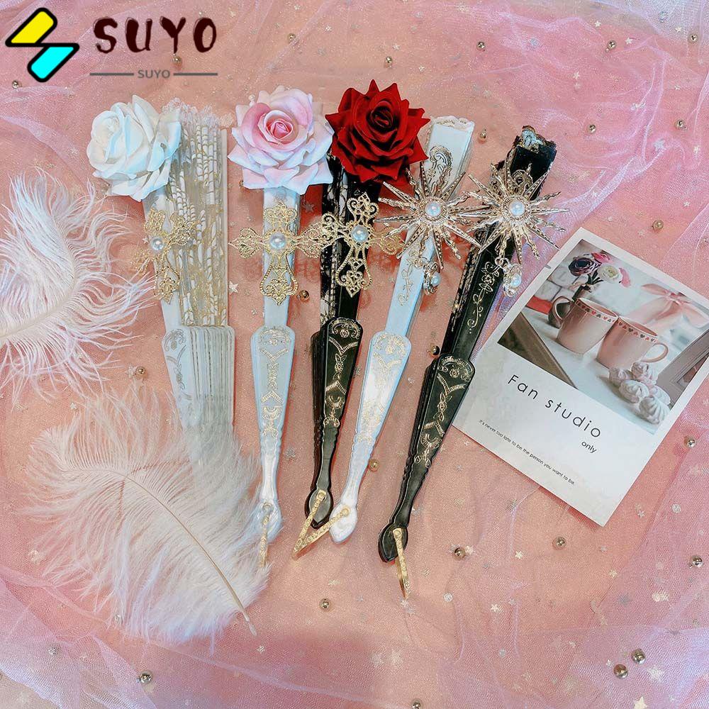 SUYO Mô Hình Quạt Lông Vũ Lolita Dùng Làm Quà Tặng