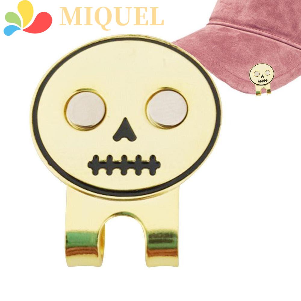 MIQUEL Dụng Cụ Đánh Dấu Bóng Golf Hình Đầu Lâu Tích Hợp Khuôn Thiết Kế Chuyên Nghiệp Cho Halloween