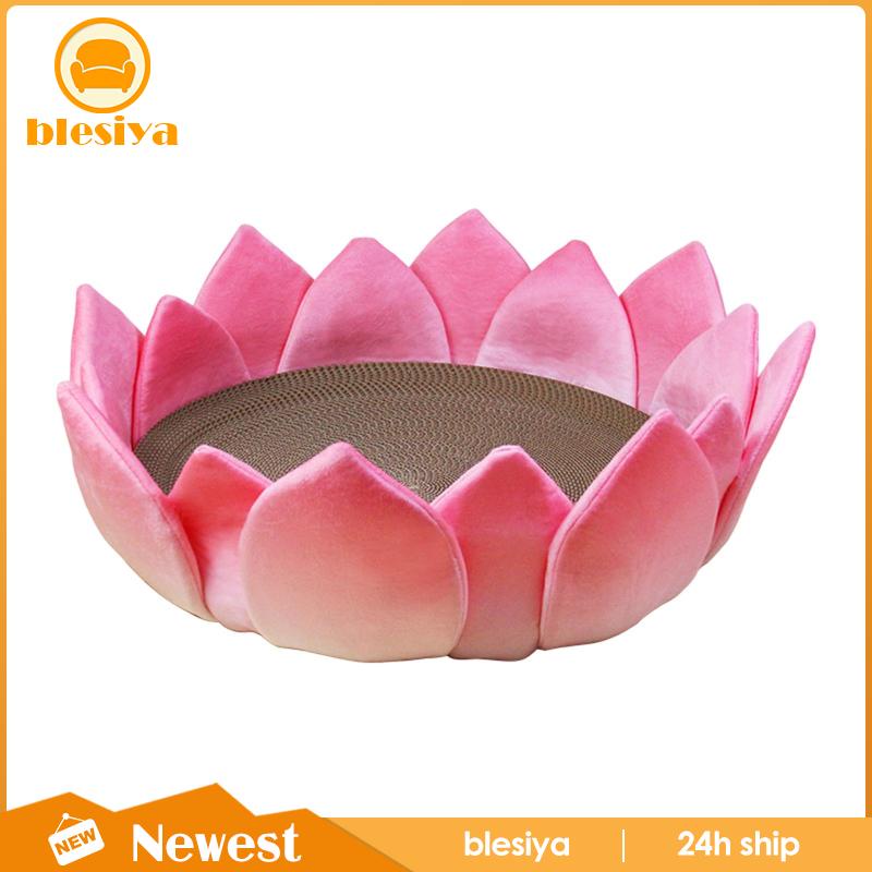 Giường Cào Cho Mèo Hình Hoa Sen 16.5x6.7inch Hình Tròn Dày Chắc Chắn