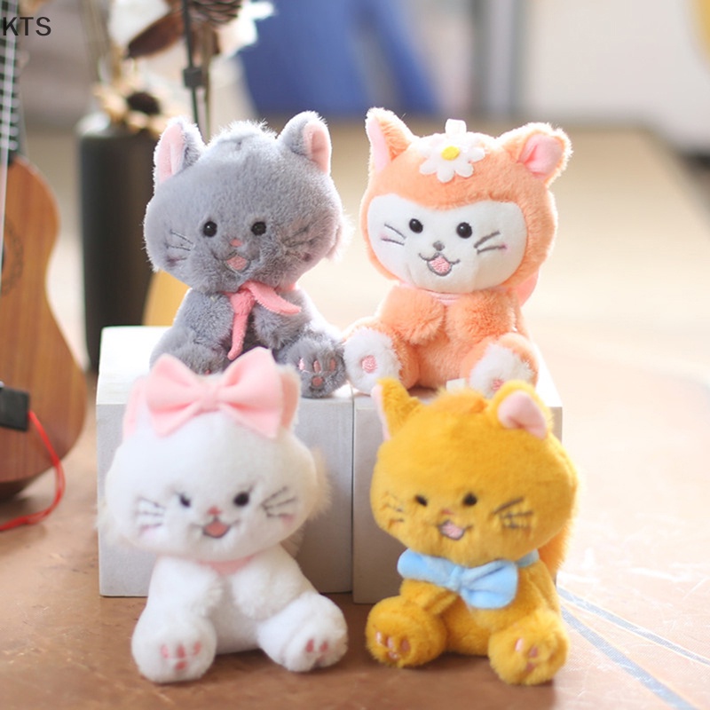 1 Móc Khóa Hình Mèo Nhồi Bông 11cm Đáng Yêu