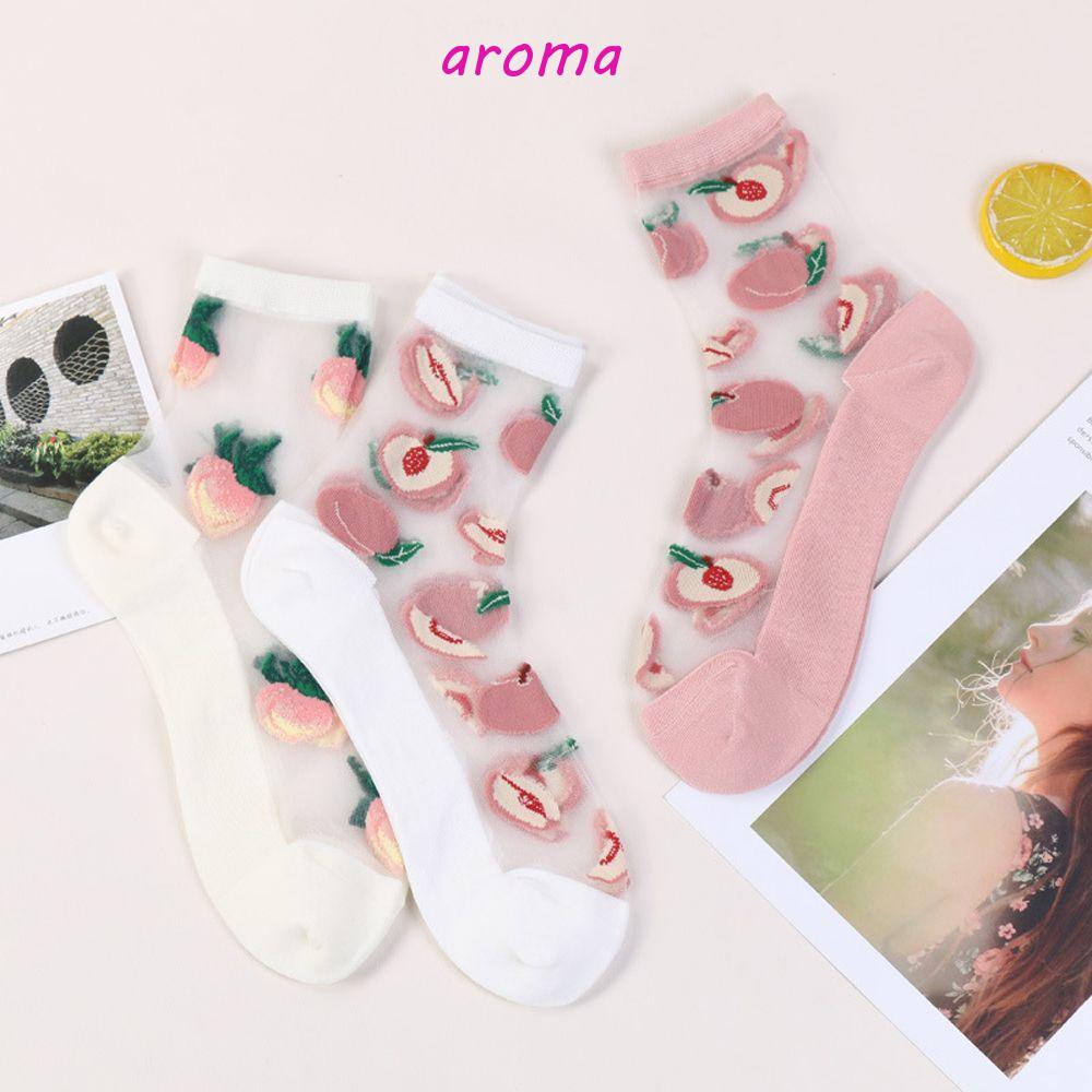 AROMA Tất Lụa Trong Suốt Thoáng Khí Thời Trang Cho Nữ