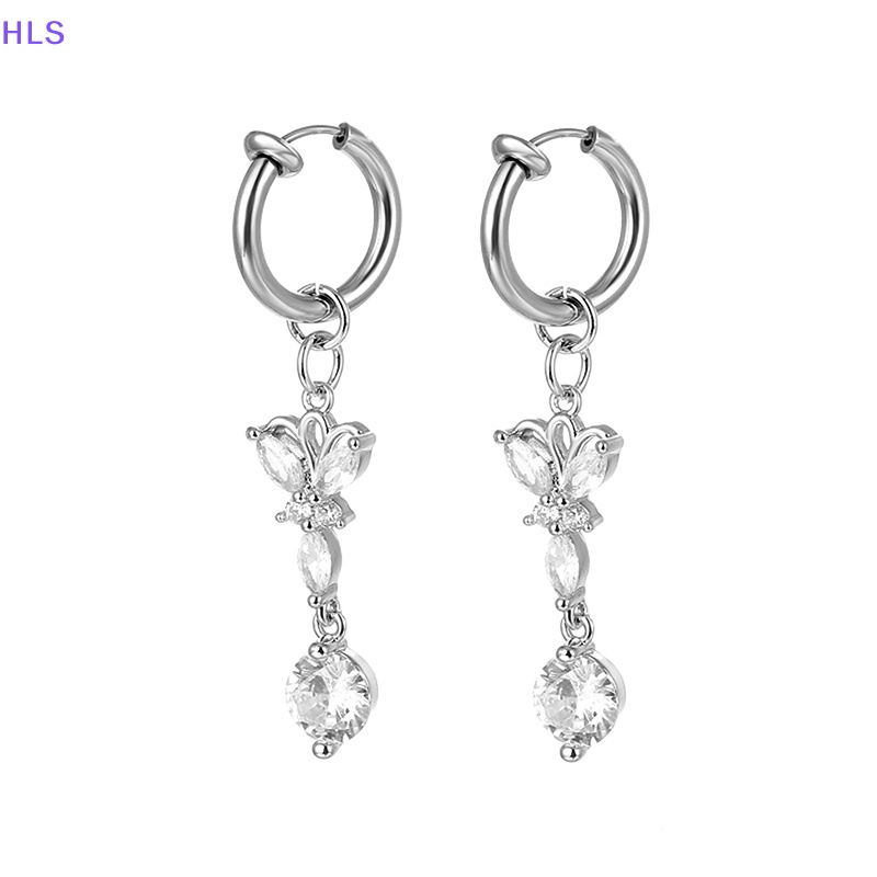 Khuyên Rốn Hình Bướm Đính Đá Zircon Thời Trang Cho Nữ