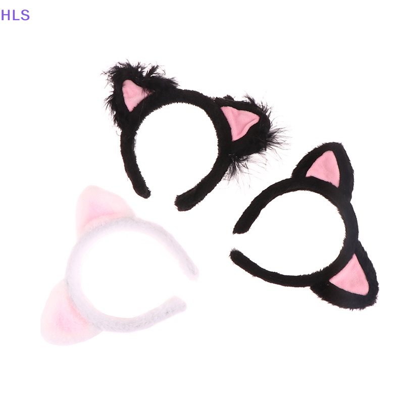 Băng Đô Tai Mèo Nhồi Bông Mềm Mại Dùng Rửa Mặt / Hóa Trang Sáng Tạo