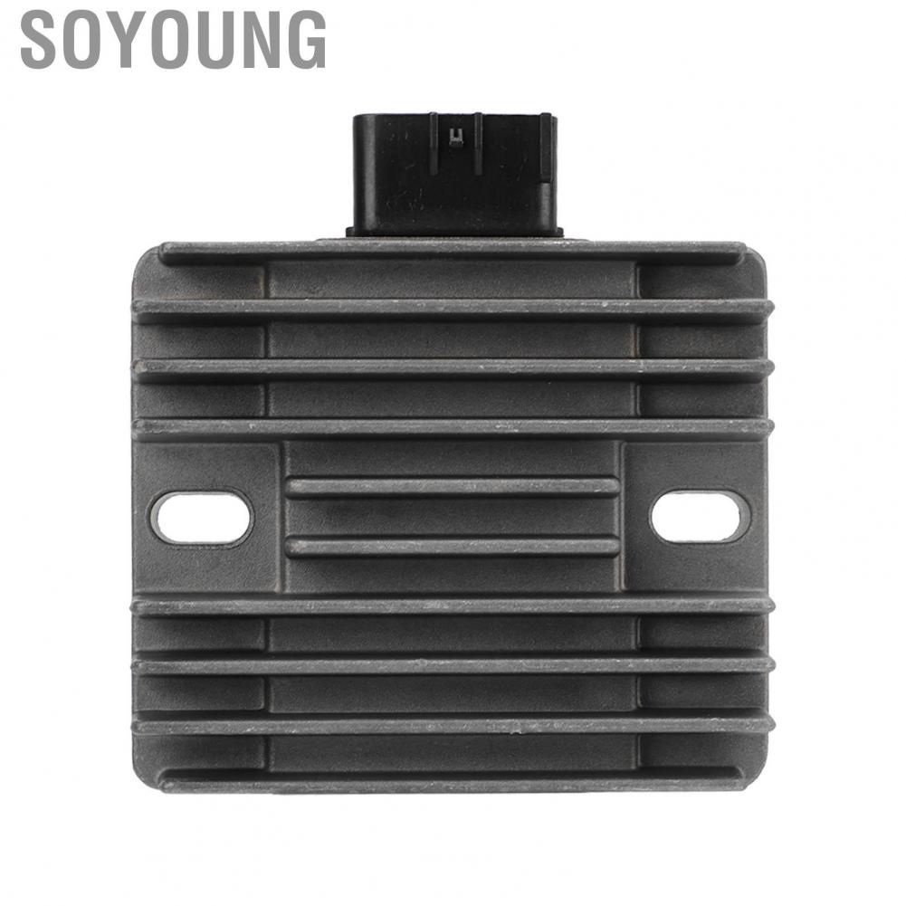 Soyoung 21066‑0030 Aluminium Alloy Voltage Rectifier Easy Operation Motorcycle Regulator Befitting for Motorbike
