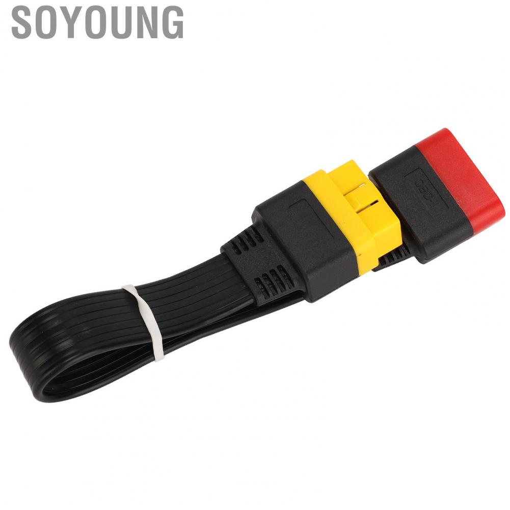 Soyoung OBDII Diagnostic Cable OBD2 Extension Universal Fit for Car
