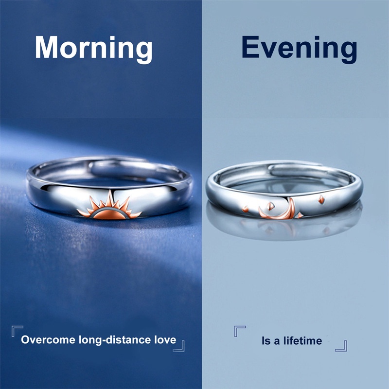 Ygt Nhẫn Hở Hình Mặt Trời Và Ngôi Sao Thời Trang Hàn Quốc Chất Lượng Cao