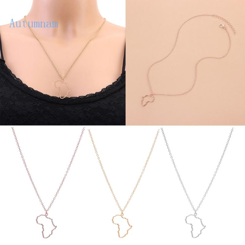 Vòng cổ Mặt Bản Đồ Phong Cách Hip Hop