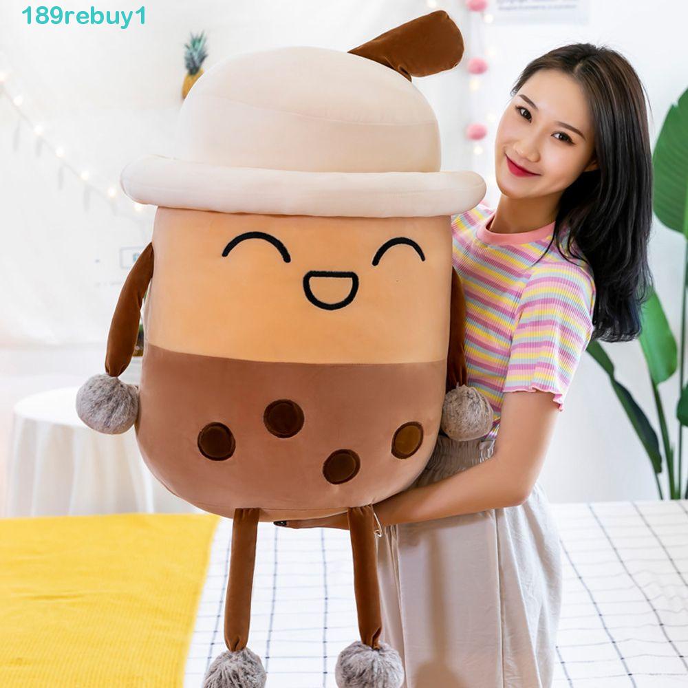 REBUY1 Đồ chơi nhồi bông Hình Trà Sữa Hoạt Hình 20 / 30 / 40cm Trang Trí Nhà Cửa