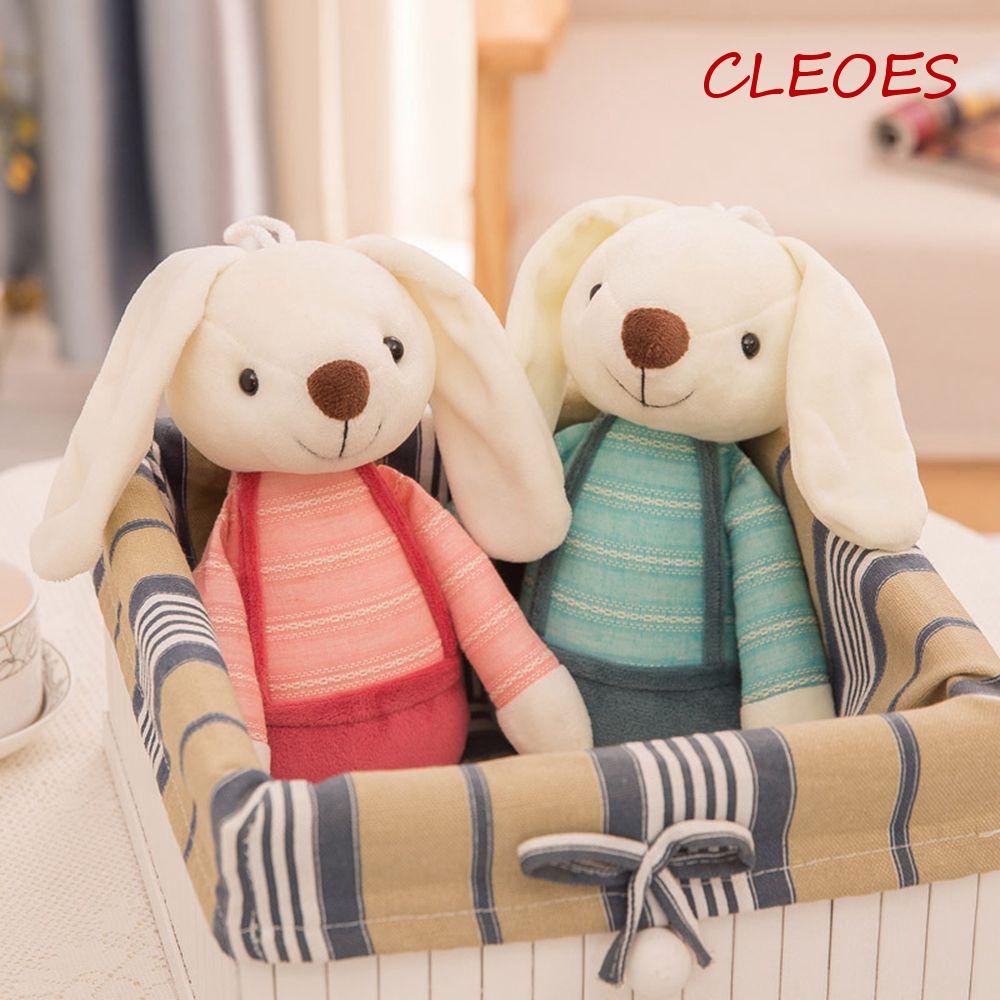CLEOES Đồ chơi nhồi bông Hình Thỏ Hoạt Hình Đáng Yêu Trang Trí Nhà Cửa