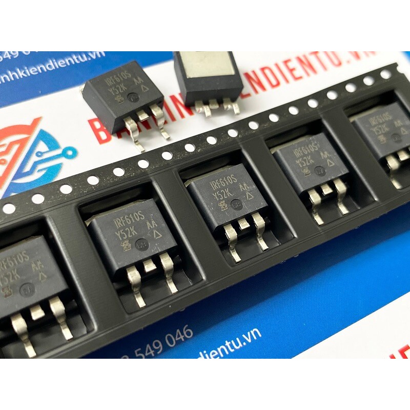 [Combo 2 chiếc] IRF610S Mosfet kênh N 3.3A 200V TO-263
