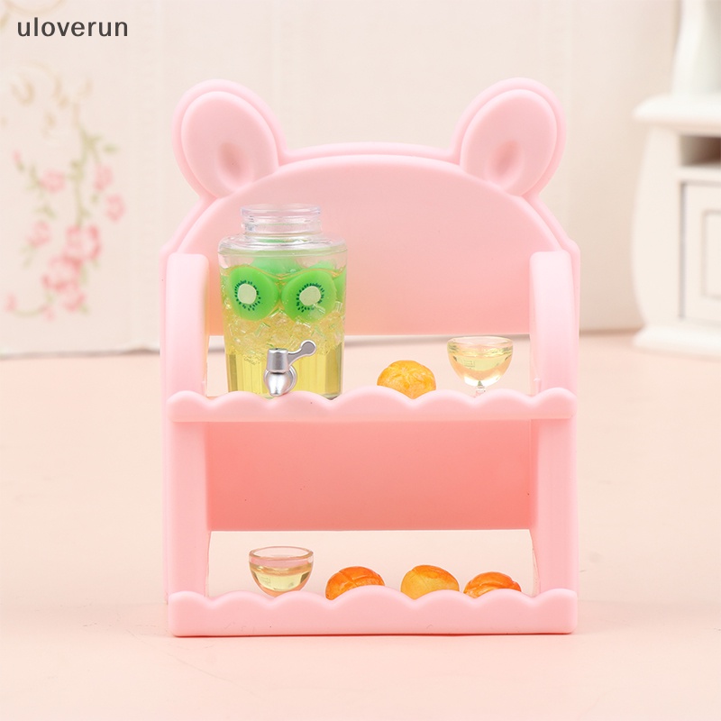 Uloverun Kệ mini Để Mô Hình Trang Trí Nhà Búp Bê vn