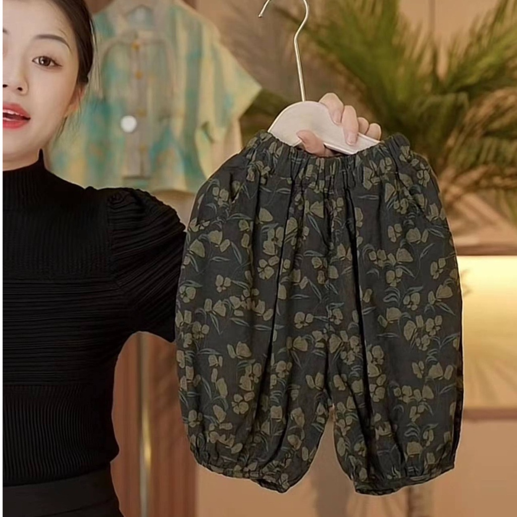 Bộ Đồ Ngủ Cotton Tay Ngắn Phong Cách Hàn Quốc Thời Trang Mùa Hè Dành Cho Bé