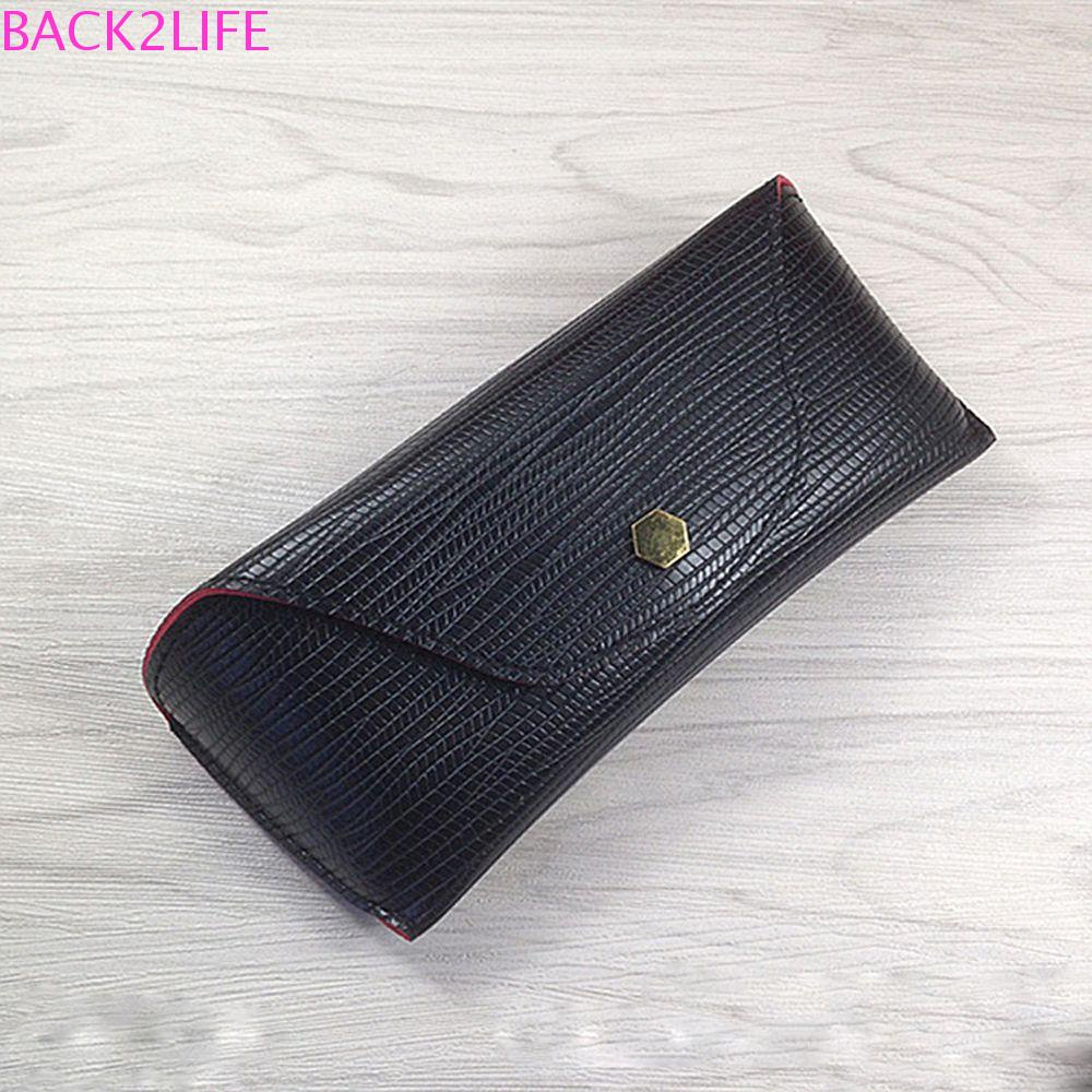 BACK2LIFE Túi Đựng Mắt Kính Màu Trơn Đơn Giản Mềm Mại Phong Cách Retro