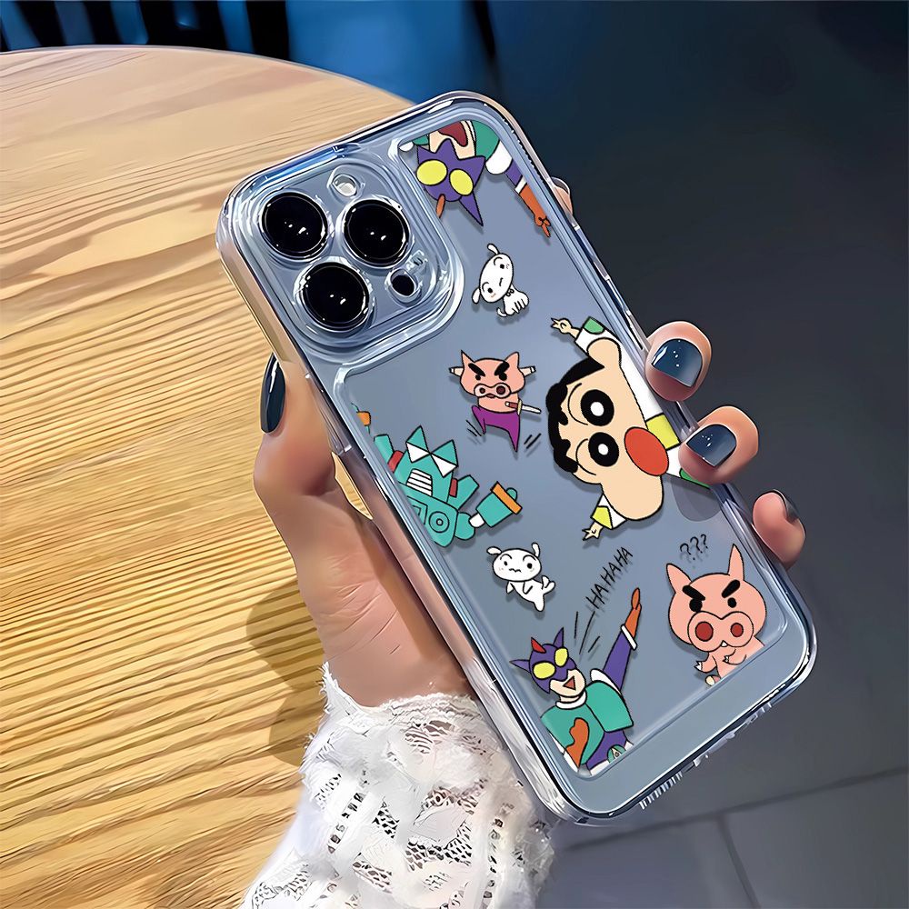 Ốp Điện Thoại Mềm Chống Sốc In Hình Cậu Bé Bút Chì Shin-Chan 118p Cho Apple iPhone14Promax13 127 O0EW